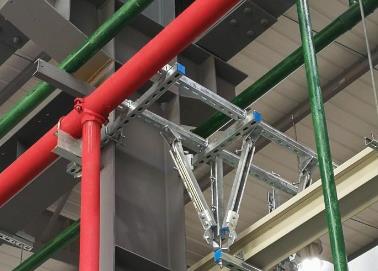 兴城该抗震支架的整体式支吊架结构协调性好